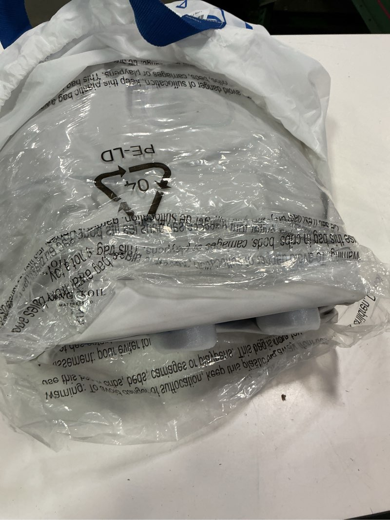 Condition photo showing Good Condition for King Koil Luxury Twin Air Mattress with Built-in Pillow Top & Integrated High-Speed Patented Pump – 20" Inflatable Twin Blow Up Airbed for Camping, Home & Guests, Waterproof, 1-Year Warranty Blue Twin 20"