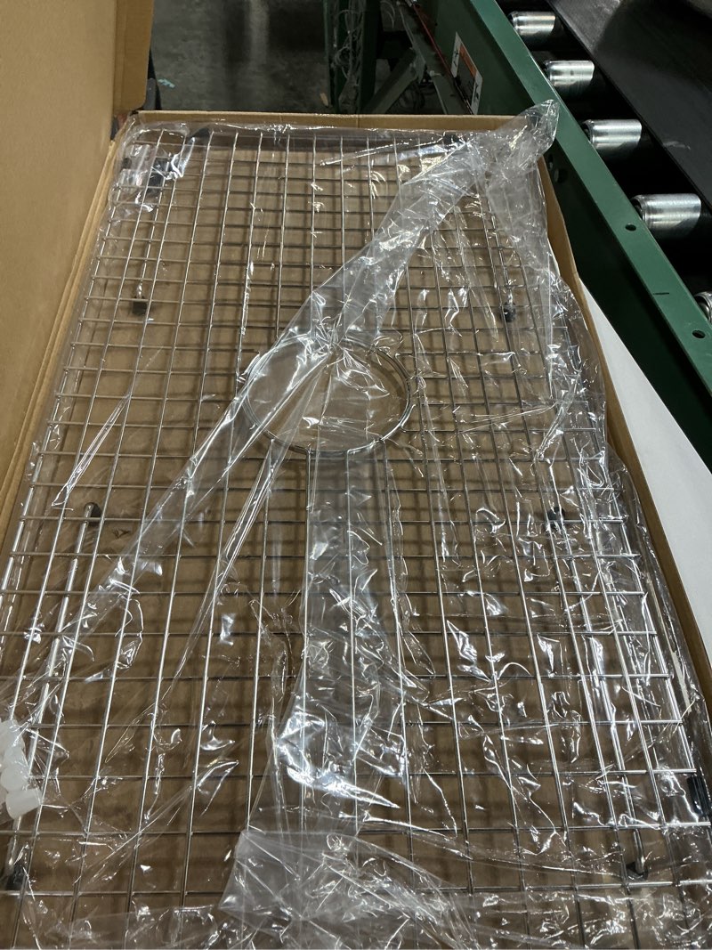 Condition photo showing Good Condition for Sink Bottom Grid 29-1/2" X 15-9/16", Centered Drain with Corner Radius 3/8", Sink Protector for Single Bowl Kitchen Sinks