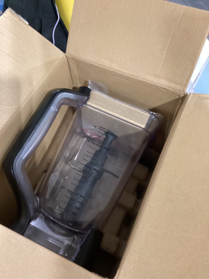 Condition photo showing As Is for Ninja Professional Blender 1000W, Total Crushing Technology- Smoothies, Ice Crushing & Frozen Fruit, Full-Size Countertop Blender, 72-oz. Pitcher, Black & Grey, BL610 Generation 2 (1000 Watts)