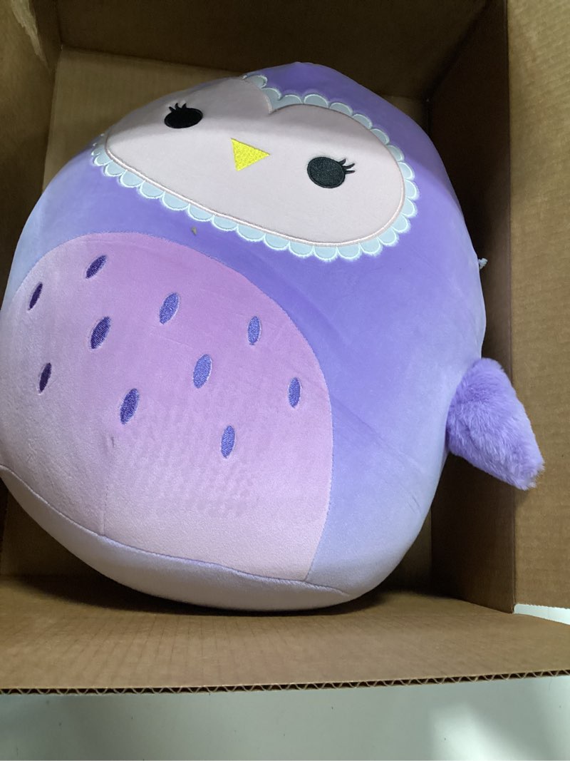 Condition photo showing Good Condition for Squishmallows Original 14-Inch Scarlito Purple Barn Owl - Large Ultrasoft Official Jazwares Plush