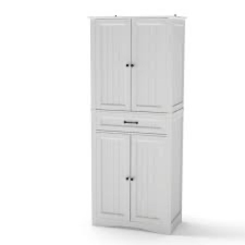 Orys 71'' Freestanding Pantry Cabinet with Drawer, Adjustable Shelves, Magnetic Doors, and Anti-Tip Design(incomplete) 