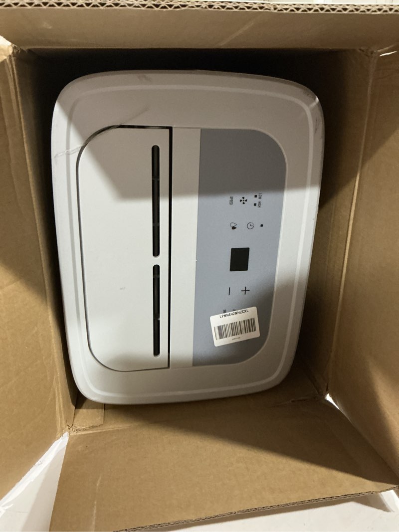 Condition photo showing As Is for waykar 120 pints 2025 energy star home dehumidifier for spaces up to 6,000 sq. ft, ideal for basement, bathroom and large room with drain hose, portable, auto defrost and self-drying 120 pints 6000 sq. ft
