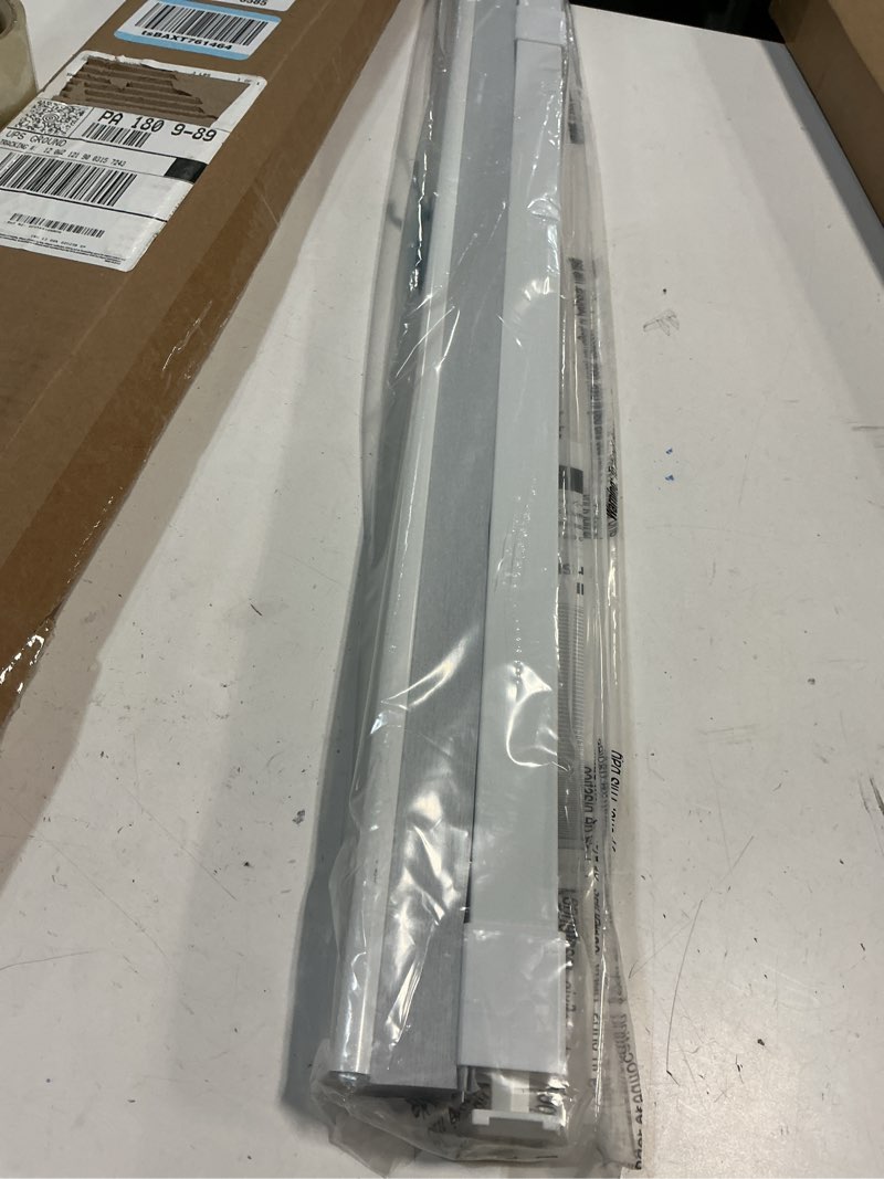 Condition photo showing New/Like New for LazBlinds Cordless Cellular Shades, No Tools No Drill Light Filtering Honeycomb Shades Pleated Blinds for Windows, 34'' W x 48'' H, White Light Filtering-white 34'' W x 48'' H