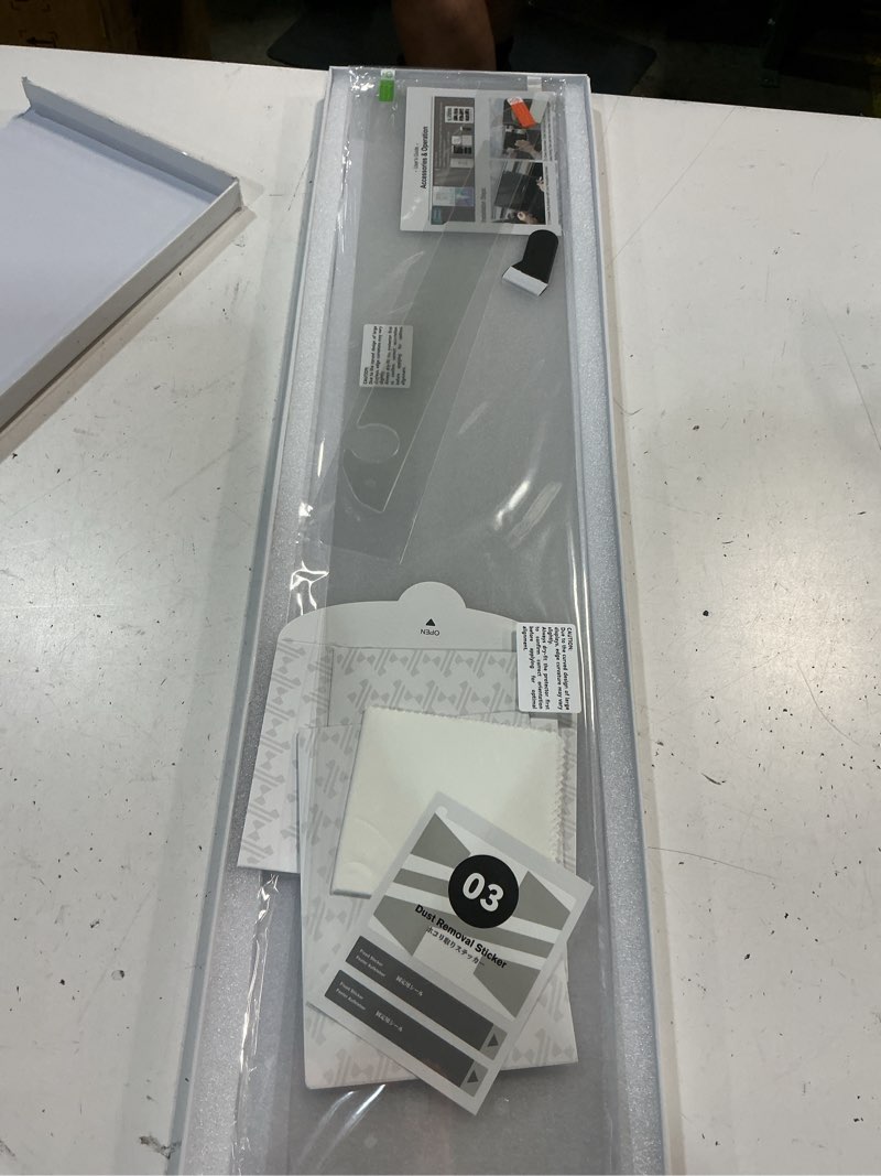 Condition photo showing As Is for cdefg (8pcs for 2025 2026 genesis gv80/g80 screen protector, 27 inch touchscreen all-in-one + center a/c+ rear ac, gv80 g80 2.5t/3.5t accessories nano film gv80/g80(8pcs)touchscreen+ center a/c+ rear ac