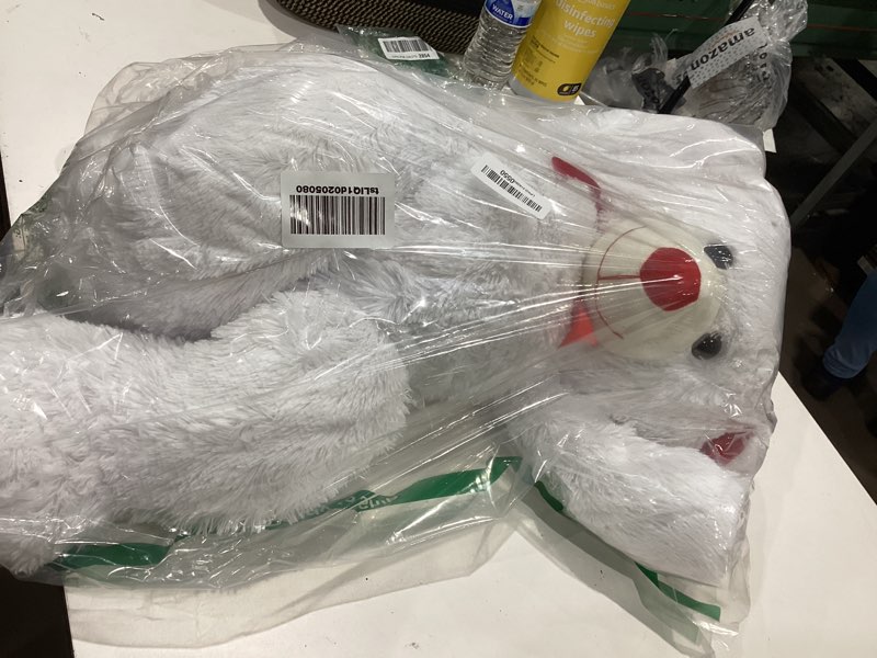 Condition photo showing Good Condition for huge teddy bear stuffed animal giant teddy bear plush with red ribbon bow plush toy gift for girlfriend and kids 36 inch white white 36 inch