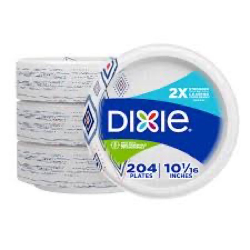 Dixie  plates 3 pack of 68