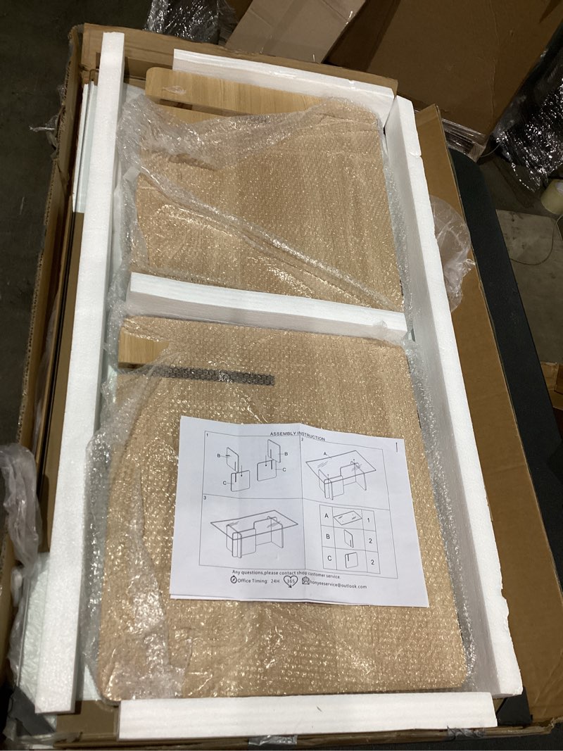 Geometric-shaped coffee table 