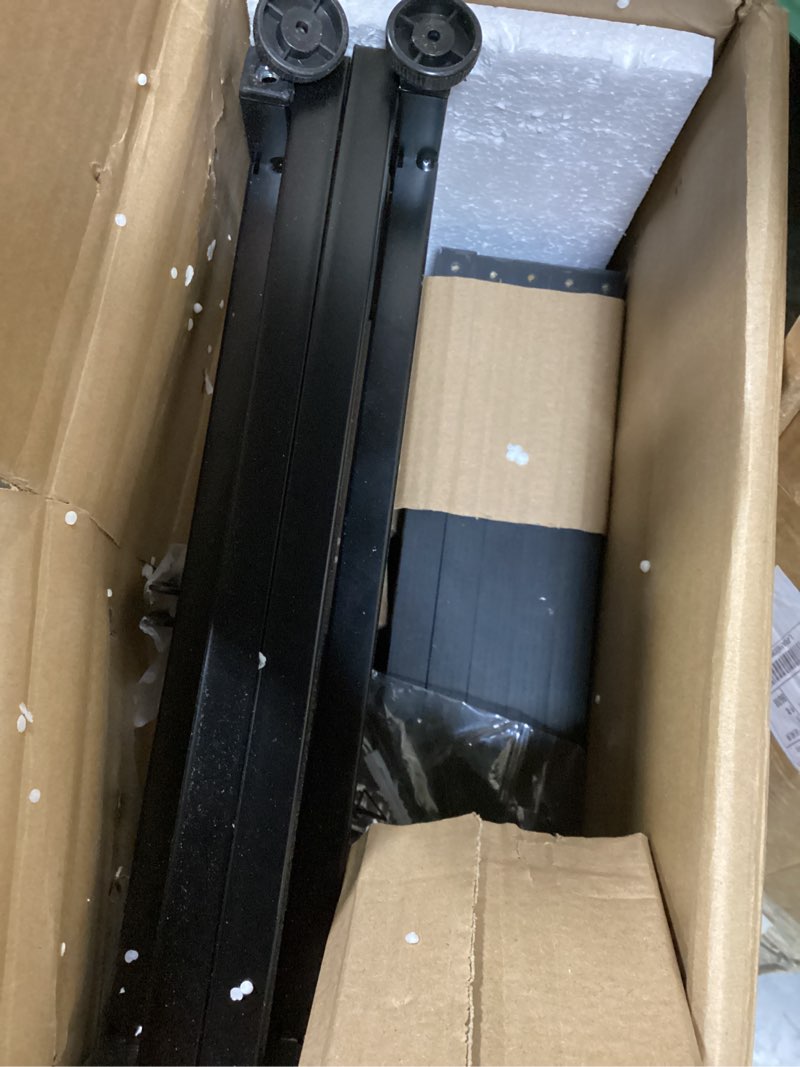 Condition photo showing Good Condition for dumos 5 tiers bookshelf, classical book shelf, tall display shelves in living room/home/office, storage organizer for cds/books/movies, modern black