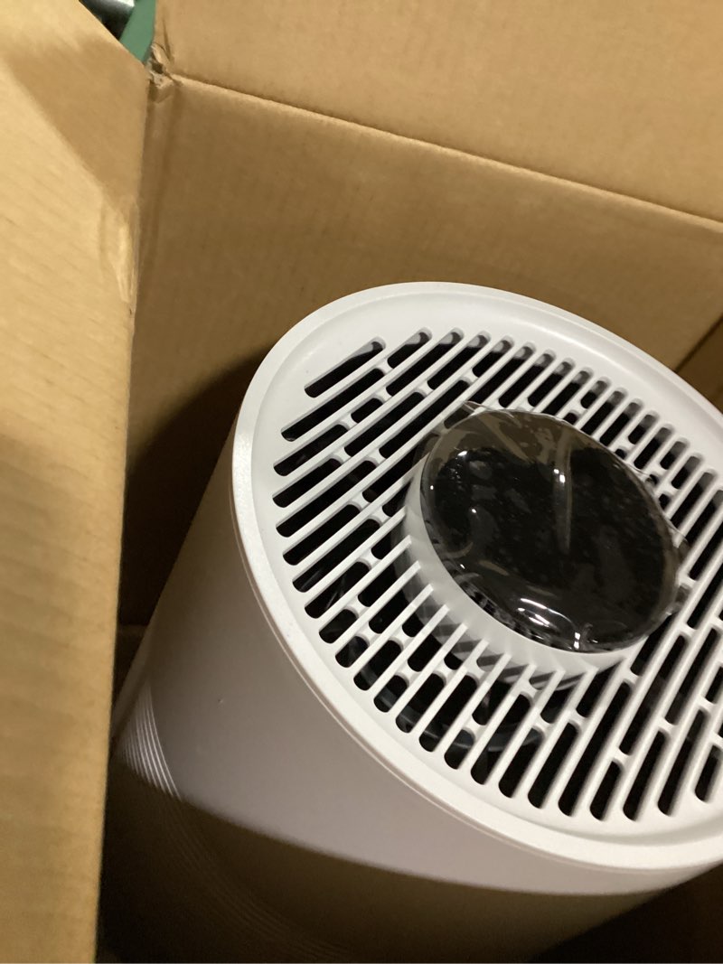 Condition photo showing As Is for **no remote**BLUEAIR Premium Smart Humidifier for Large Rooms, Bedrooms, Better Sleep with Evaporative Invisible Mist Tech, Auto Humidify, Easy Top Fill, Smart Control with App, Touchscreen, 3.5L Tank for 48 hours