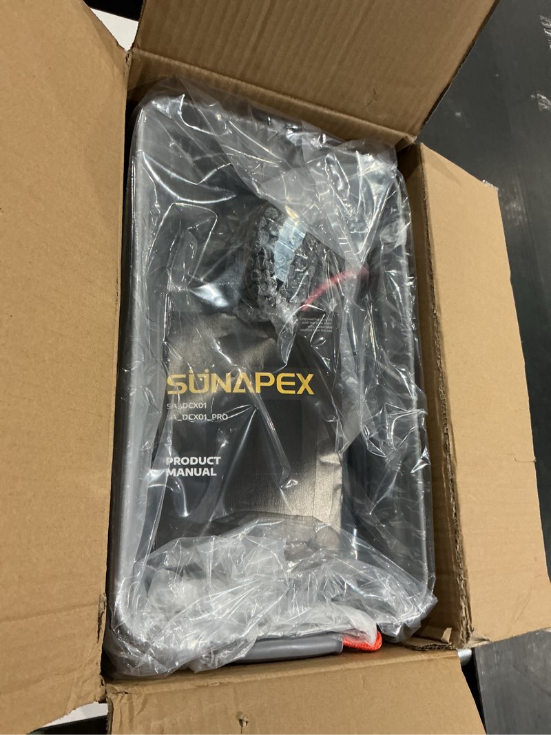 Condition photo showing As Is for sunapex smart battery box 12v/24v power center - multi ports & circuit breaker for trolling motor, marine,rv & solar panel (pro,battery not included)