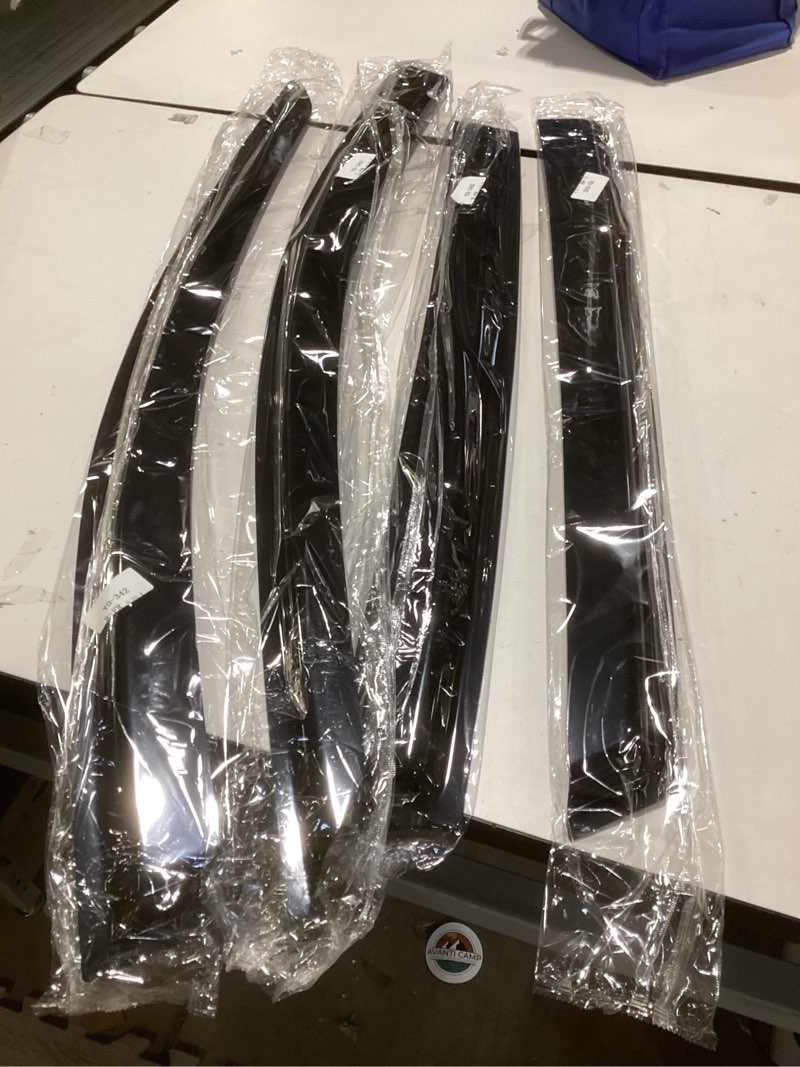 Condition photo showing Good Condition for Rain Guards for Acura RDX 2019-2025, Out-Channel Window Visor Shields Vent Deflector Shade Wind Dark Smoke 2020 2021 2022 2023 2024 19 20 21 22 23 24 25, Tape-On Outside-Mount, 4PCS For 2019-2025 | Acura RDX | Out-Channel
