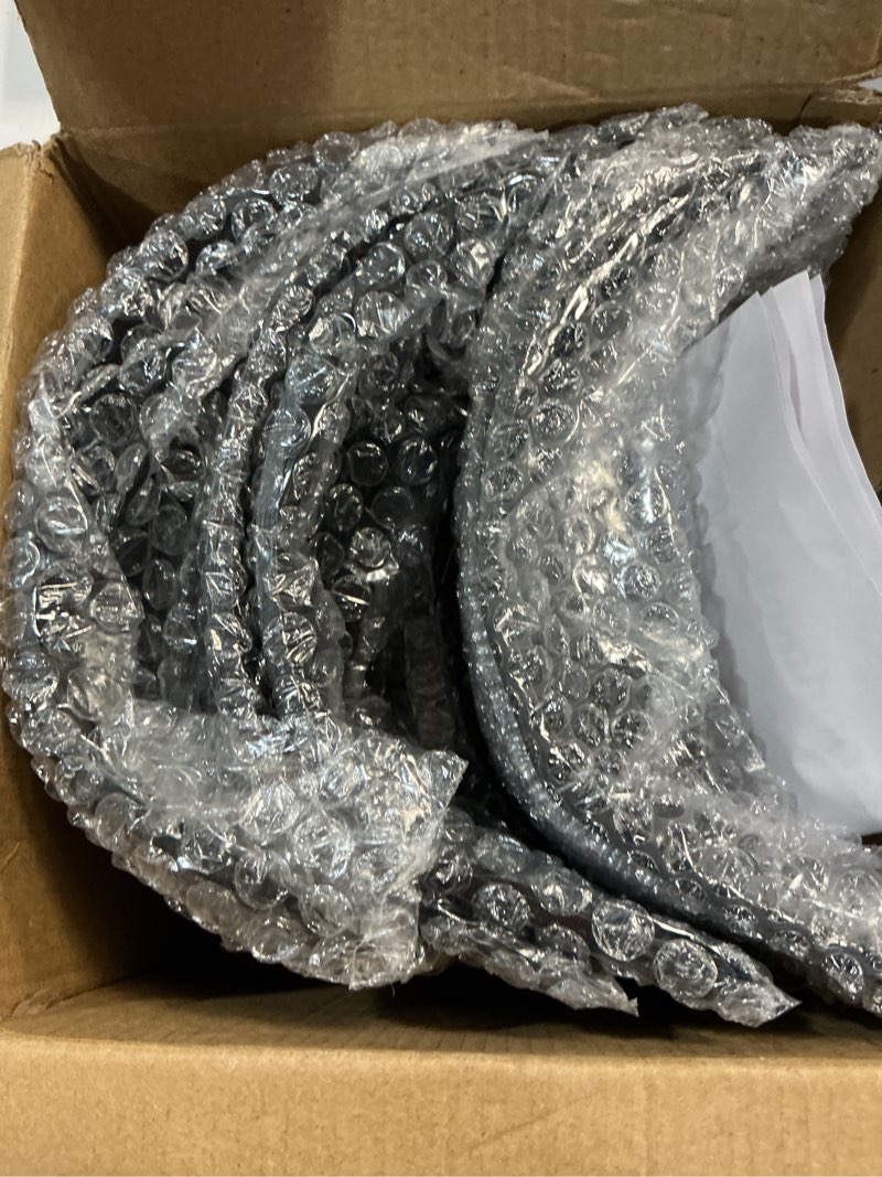 Condition photo showing New/Like New for bamboo towel rack by aura nest set of 4 wood towel racks bamboo bathroom accessories -wall towel holder for rolled towels wooden towel racks for bathroom spa bathroom - black