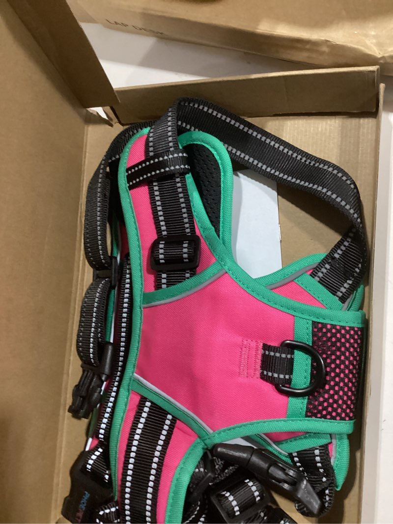 Condition photo showing Good Condition for phoepet 2019 reflective dog harness large breed (xl, pink) pink xl