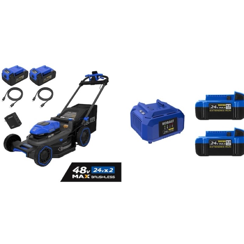 Kobalt 48V Max Self-Propelled Mower Power Starter Kit