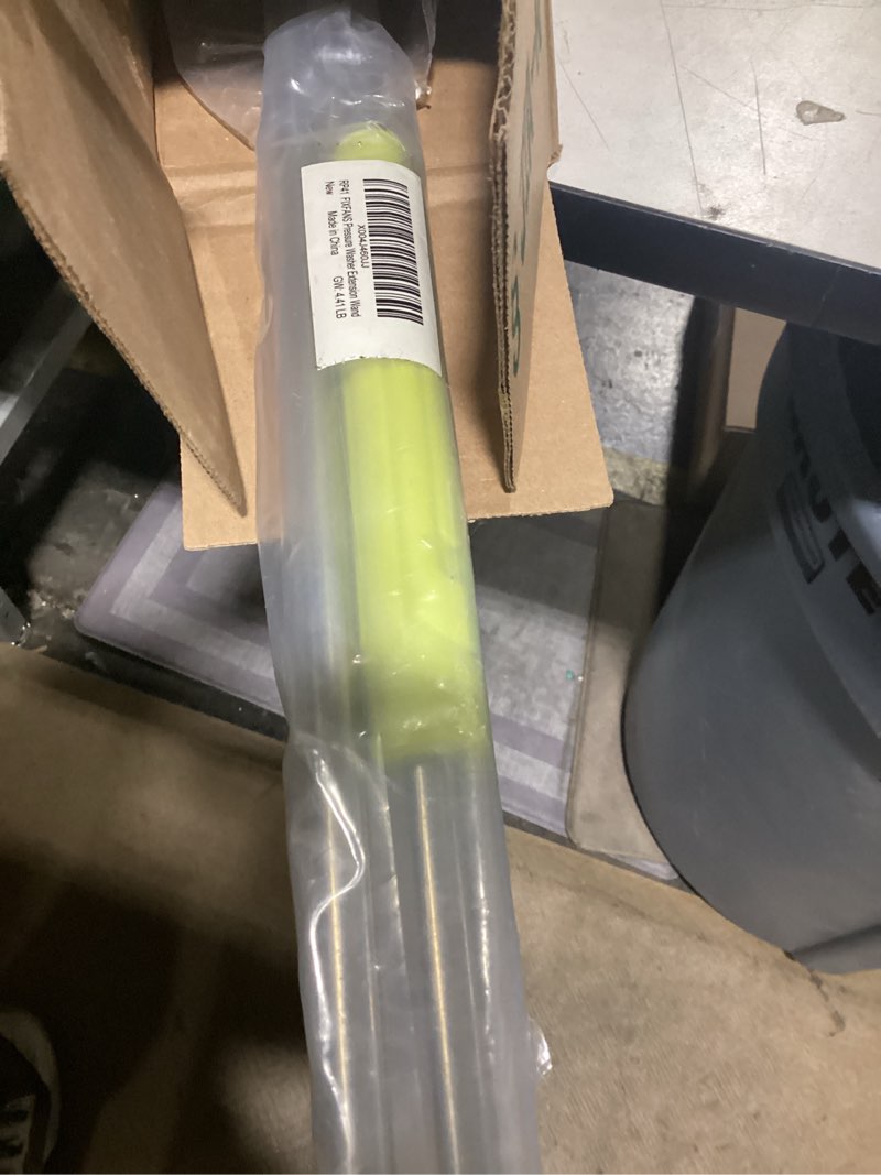 Condition photo showing As Is for Pressure Washer Extension Wand, 120” pressure washer lance Replacement, Stainless Steel Power Washer Wand with 1/4” QC, Gutter Cleaner Attachment with 30°/90°/120° Curved Rods, 5 Nozzle Tips