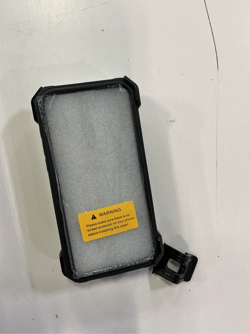 Condition photo showing Good Condition for fntcase for iphone 15 pro max case: military grade protection [built in screen protector] [belt clip holster & kickstand] shockproof tpu protective bumper | rugged drop proof matte phone cover black t-black for iphone 15 pro max (6.7 inch)
