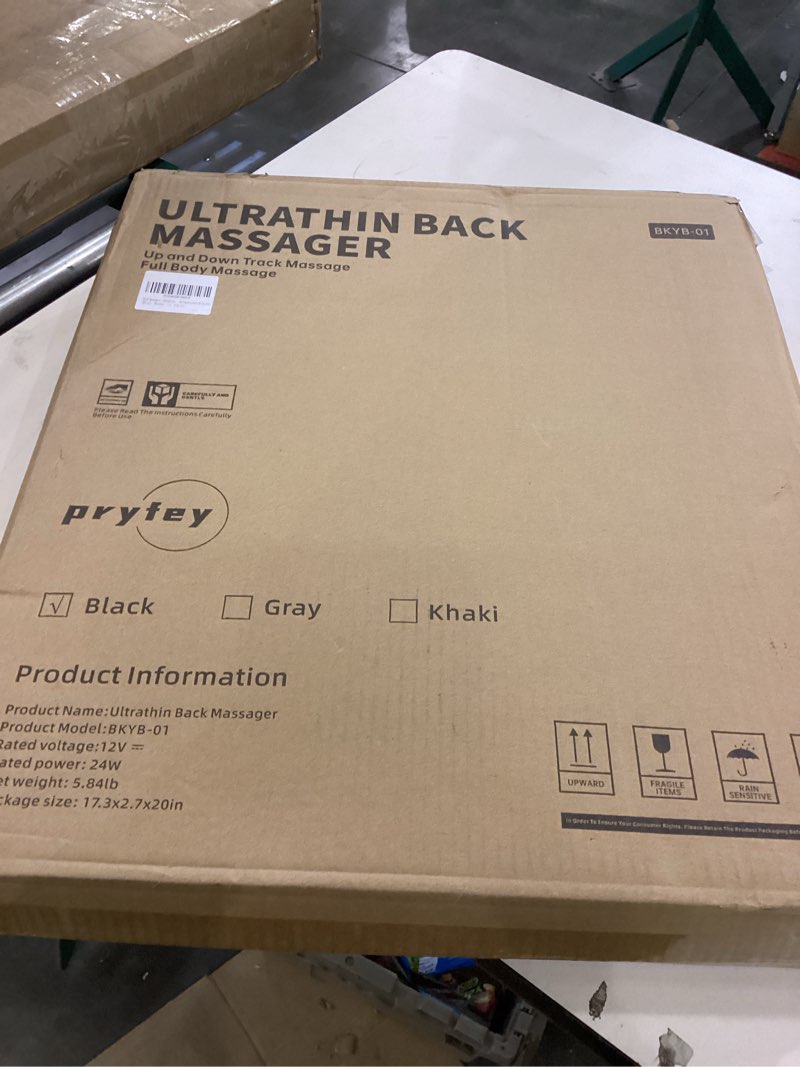 Condition photo showing New/Like New for Back Massager, Rolling Up and Down Back Massager with Heat, Back Massage 4D Kneading for Pain Relief Deep Tissue, Ultrathin Shoulder Massager Gift for Women Men Parents Christmas