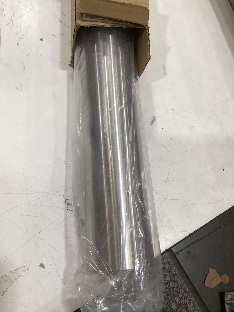Condition photo showing As Is for 3 inch stainless steel t304 exhaust tubing, 3''id-to-od length 22''straight exhaust extension tube tailpipe,universal connector adapter tubo 3'' 22'' straight