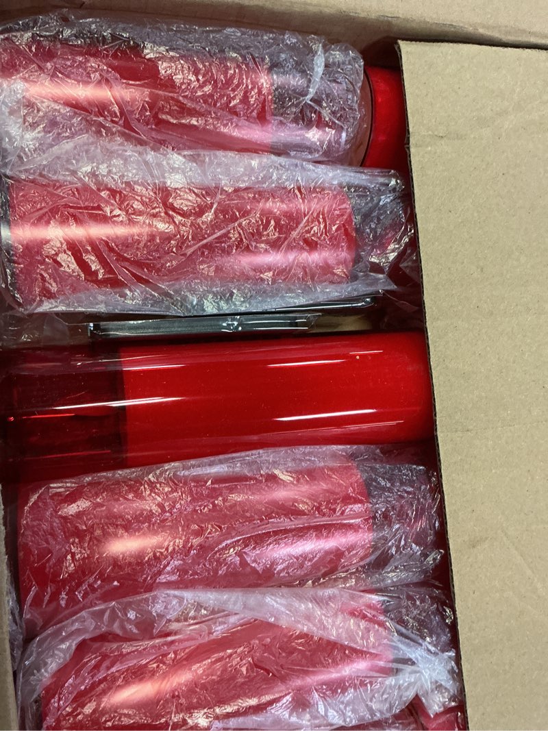 Condition photo showing Good Condition for Grcdoyvl 24-Pack Red Flameless LED Candles - Remote Control & Timer, Realistic Flickering for Chinese New Year Decor, Valentine's Day, Romantic Home Ambiance, Fireplace Mantel & Festive Centerpieces 24pcs-Red