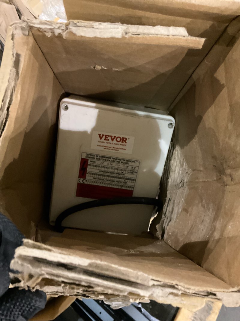 Condition photo showing As Is for VEVOR Deep Well Submersible Pump, 3HP 230V/60Hz, 37GPM 640 ft Head, with 33 ft Cord & External Control Box, 4 inch Stainless Steel Water Pumps for Industrial, Irrigation and Home Use, IP68 Waterproof 3HP/230V/ External Controller