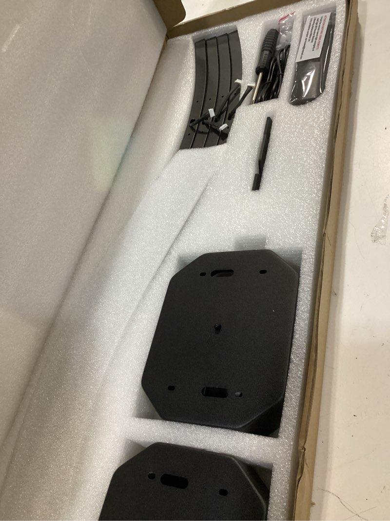 Condition photo showing Good Condition for hunhun Battery Operated Wall Sconces Set of Two, Wireless Wall Sconce with Remote Control, Black Rechargeable Sconces 3000K-6500K, RGB Dimmable Wall Lights for Living Room, Hallway, Bedroom (2 Pack) Black 40 inch 2 pack