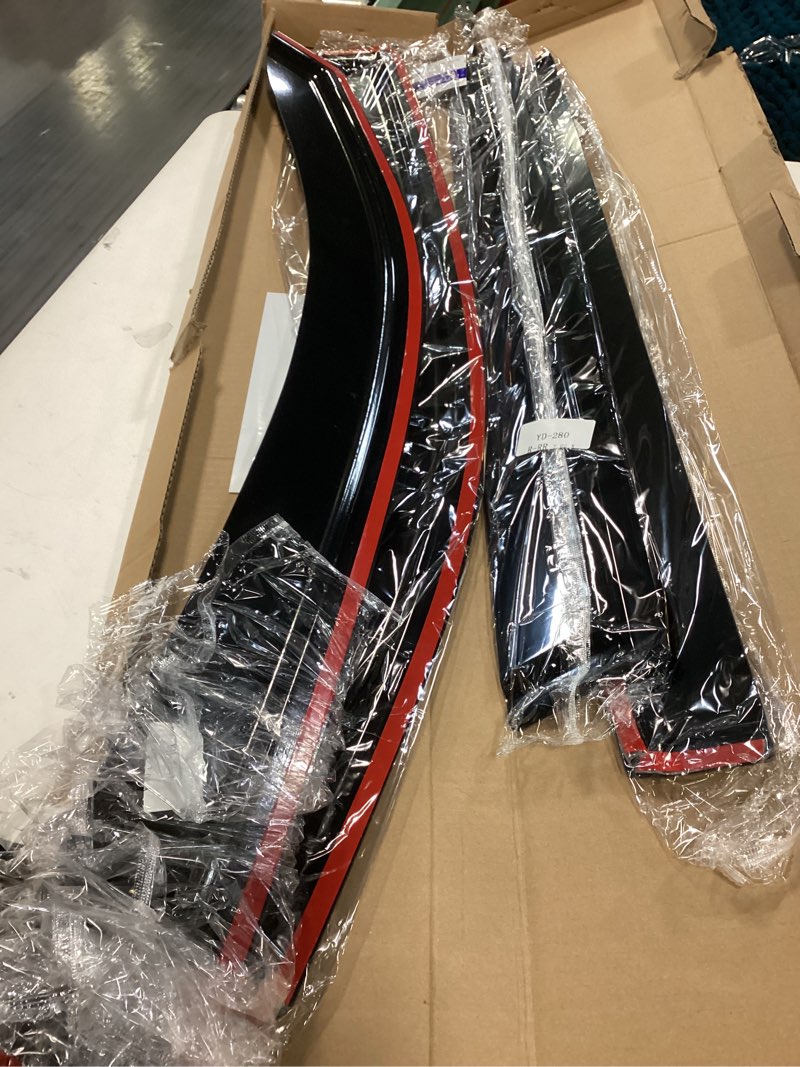 Condition photo showing Good Condition for Window Visors Rain Guards for 2019-2024 Subaru Forester, Out-Channel Window Vent Wind Deflectors Visors Shades for 19 20 21 22 23 24 Forester