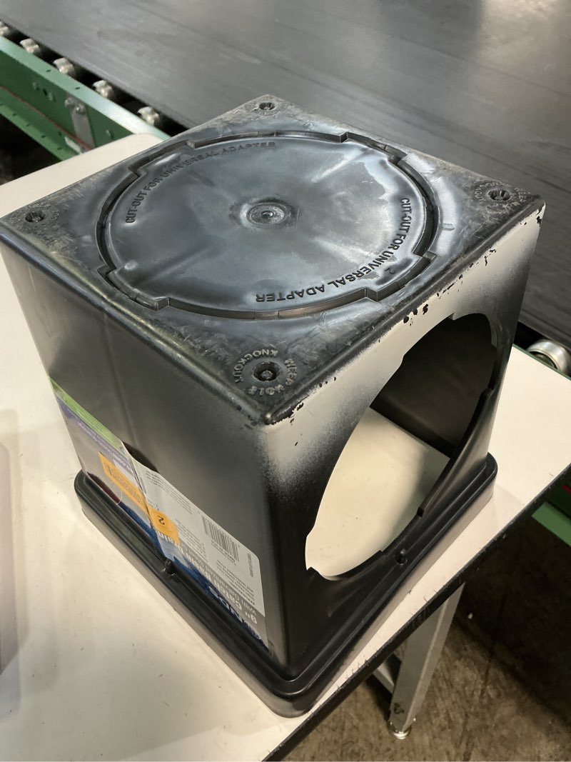 Condition photo showing Good Condition for nds 9 in. square catch basins and grates 9-in l x 9-in w dia catch basin kit