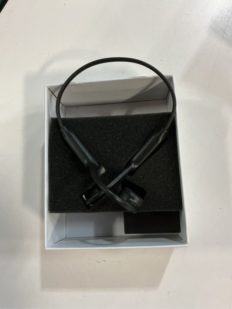 Condition photo showing Good Condition for tecknet bone conduction headphones, bluetooth v6.0 open ear headphones, wireless headphones 10h playtime & ipx5 waterproof, comfortable fit built-in mic, sport headphone for running & workout -black