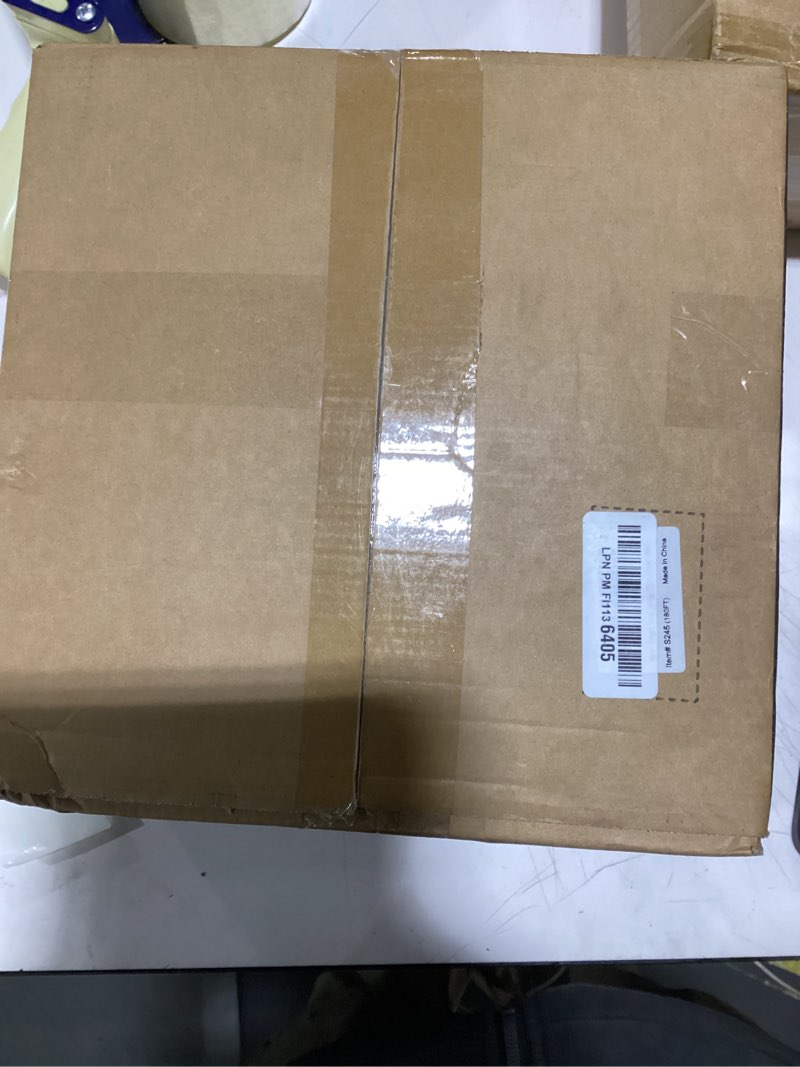 Condition photo showing Good Condition for Stright Solar Powered String Light 100FT with Remote Control 8 Light Modes, Weatherproof Shatterproof ST38 LED Bulb 30 Sockets for Backyard Porch Cafe, Large Solar Panel 100FT 30 Sockets ST38