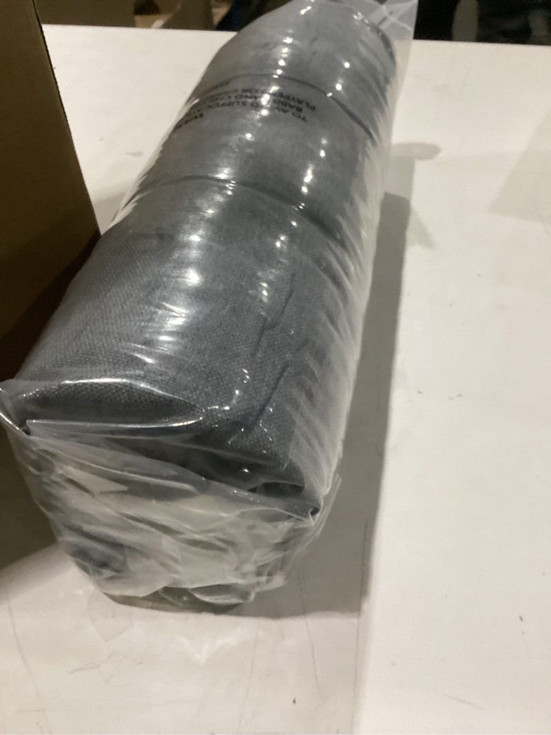 Condition photo showing New/Like New for Love's cabin Memory Foam Chair Cushions Set of 4, Outdoor/Indoor Chair Pads for Dining Chairs 4 Pack, Seat Cushions for Kitchen, Dining Room, Office, Patio Chairs, 15.5"x15.5"x3.5" Grey 15.5"x15.5"x3.5" (4 Pack) Grey