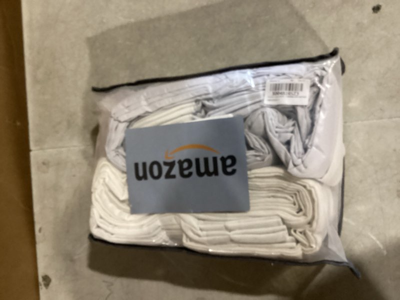 Condition photo showing Good Condition for 90 inch pinch pleated linen blackout curtains 2 panels for living room cream natural 100% black out curtains 90 inches long pinch pleat dual layer drapes birch ivory drapes for dining bedroom office natural linen 40"w x 90"l (pack of 2)