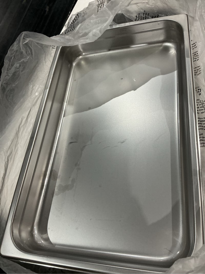 Condition photo showing New/Like New for winco full size stainless steel steam table pan [spjm-102]