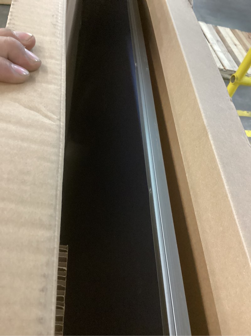 Condition photo showing Good Condition for amazon basics large magnetic dry erase whiteboard with pen tray for school, classroom, office & home , 48" x 72", aluminum frame, silver/white