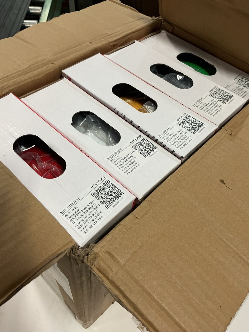 Condition photo showing New/Like New for Kingroon PLA Plus?PLA+? 3D Printer Filament, 10 Rolls, Dimensional Accuracy +/- 0.03 mm, 10kg Spool(22lbs), 1.75 mm?Black White Grey Red Blue Green Purple Skin Silver Yellow 10*1kg(black&white&grey&red& Blue &Green&purple& Skin &Silver &Yellow? PLA Plus