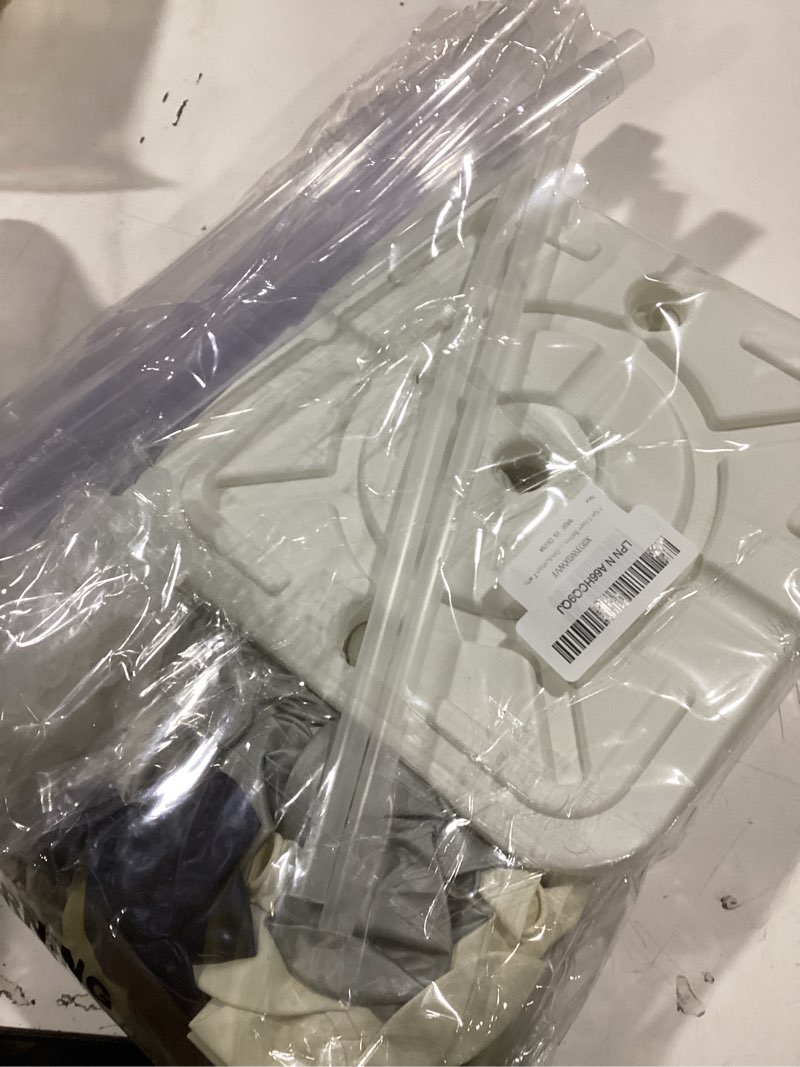 Condition photo showing New/Like New for 2 Set 5 Feet Balloon Column Kit With Balloons, 80 Pcs Navy Blue Silver Balloons, Navy Blue Start Balloons, for Boy Birthday, Wedding, Baby Shower, Bridal Shower, Graduation Party