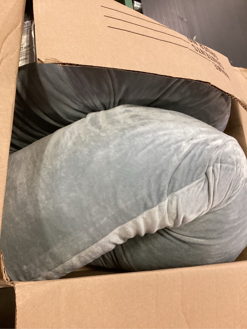 Condition photo showing Good Condition for momcozy pregnancy pillows for sleeping, u shaped full body maternity pillow with removable cover - support for back, legs, belly, hips for pregnant women, 57 inch pregnancy pillow for women, grey