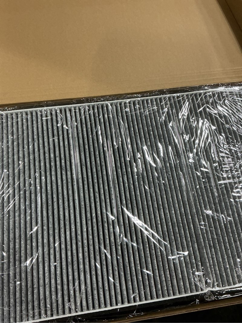Condition photo showing New/Like New for cabin air filter external fits for tesla model x 2015 2016 2017 2018 2019 2020 intake filter upgrade activated carbon replacement 1045566-00-h 1045566-00-g car accessories 6" x 8" x 2"