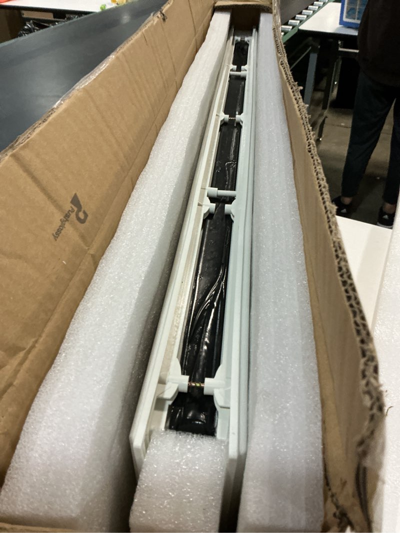 Condition photo showing Good Condition for 8" x 36" entry door insert replacement with 1 lite clear low-e glass 10" x 38" frame kit(internal low-e glass) 8 x 36 1 lite 1