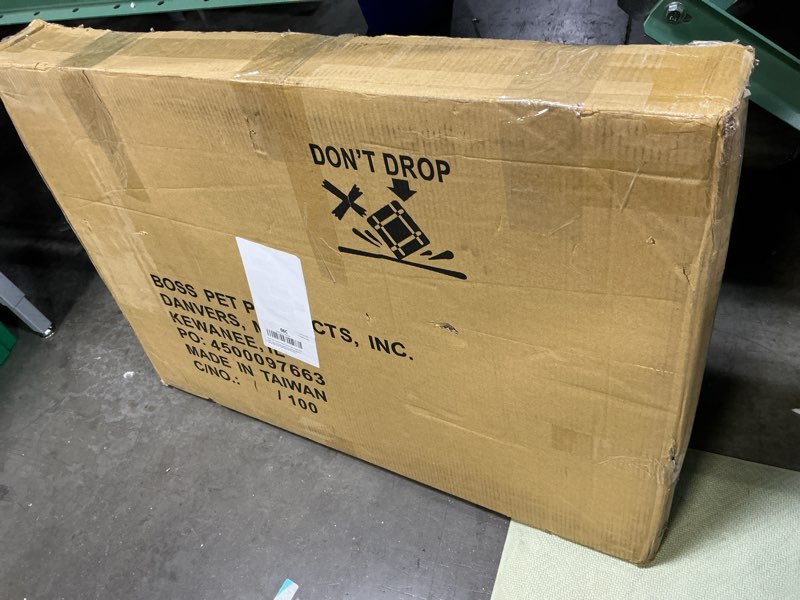 Condition photo showing New/Like New for Master Equipment Adjustable Height Grooming Table, 36 by 24-Inch, Chrome,Black 36 Inch