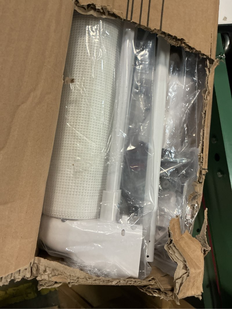 Condition photo showing Good Condition for 200.1" Retractable Baby Gate Extra Wide, 41" Tall Retractable Dog Gate for Stairs, Doorways, Decks, Mesh Gate Long Child Gate Pet Gate for Indoor, Outdoor, with Reinforced Mesh Rods, Dual Locks White 200.1"