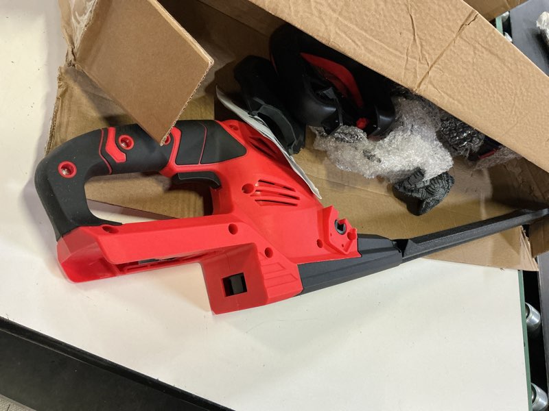 Condition photo showing Good Condition for also go 2 x 3.0ah batteries 22 inch cordless hedge trimmer, 24v heavy-duty electric shrub trimmer with dual-action 0.6 inch blade gap, fast charger, lightweight bush cutter for garden lawn yard care