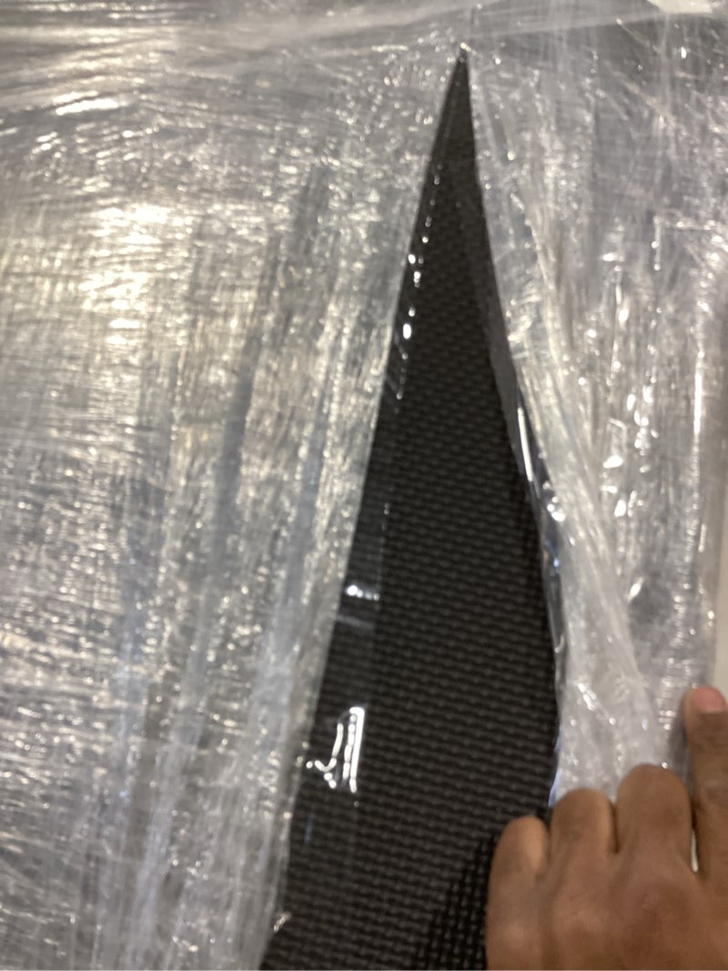 Condition photo showing Good Condition for cap puzzle exercise mats | 1/2” thick eva interlocking foam tiles for home gym flooring | multiple options t - black 6 tiles (24 sq ft)