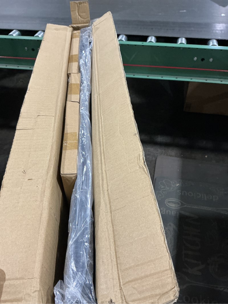 Condition photo showing Good Condition for 40.55" Extra Tall Baby Gate for Doorways, 40.6-49.1 in Wide Dog Gate Indoor, Walk Through Tall Pet Gates No Drilling, Pressure Mounted Child Safety Gate with Door for House Doggie, Black 40.6"-49.1''