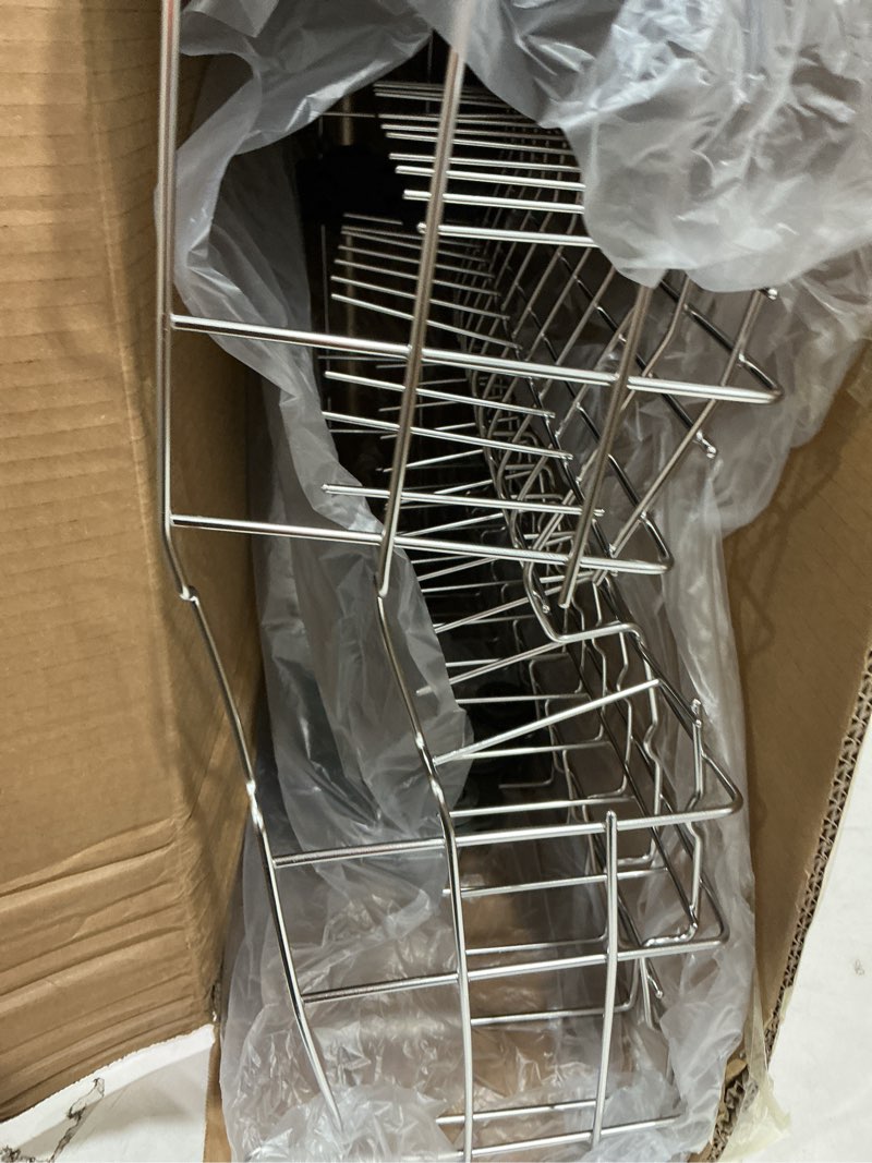Condition photo showing As Is for upgraded 304 stainless steel w10311986 w10380384 dishwasher lower rack replacement for whirlpool dishwasher bottom rack 300563, du911pcdqo with wp3376961 wheels