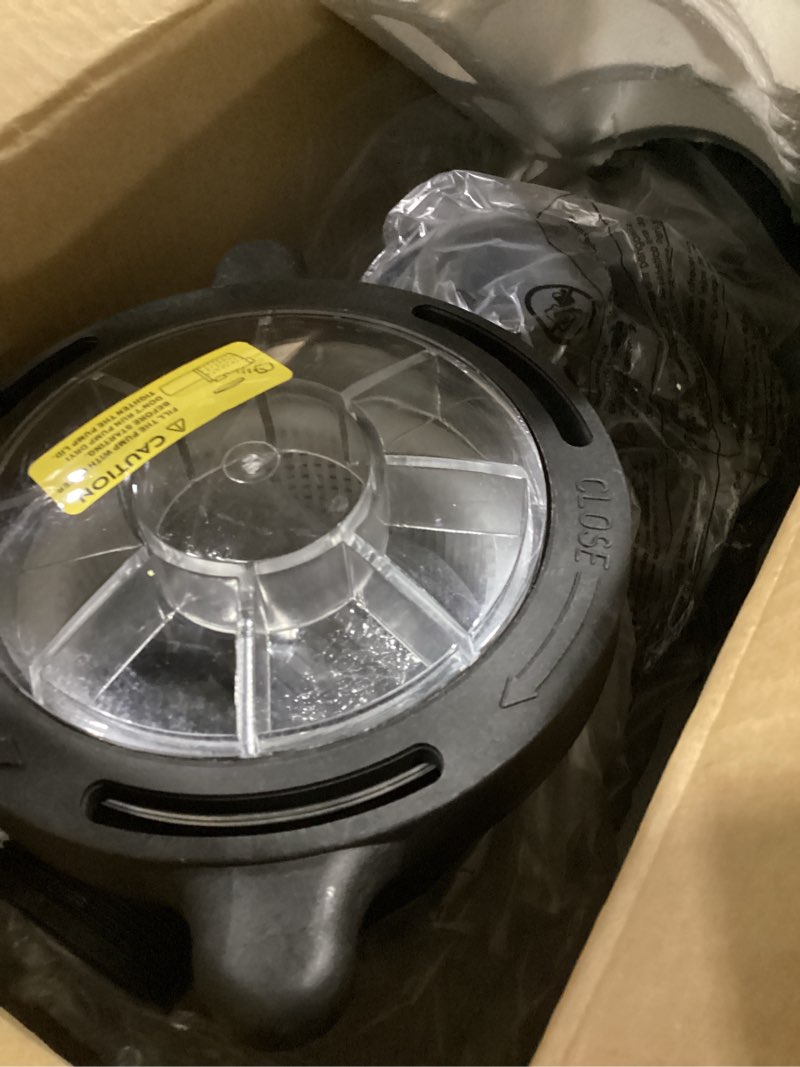 Condition photo showing New/Like New for vevor swimming pool pump, 1.5 hp 115 v, 1100 w single speed pumps for above ground pool w/strainer basket, 5280 gph max. flow, certification of etl for security single speed 1.5hp, 115v