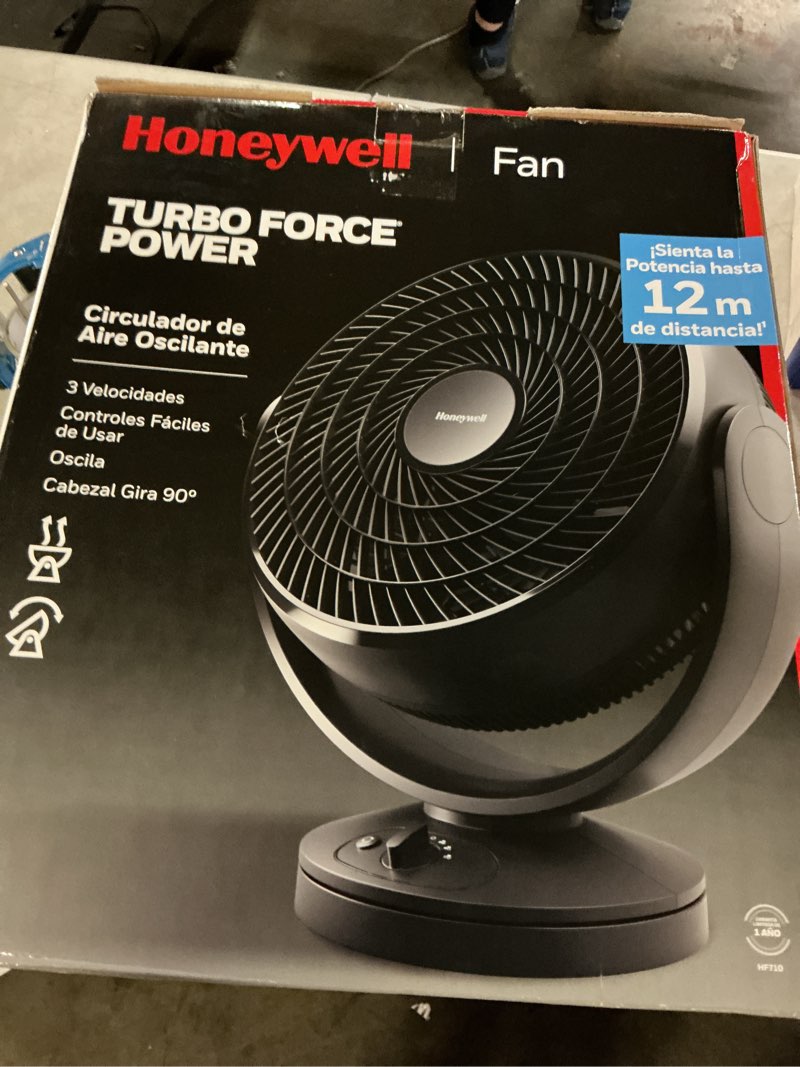 Honeywell TurboForce Power Air Circulator, 16", 3 Speeds, Black