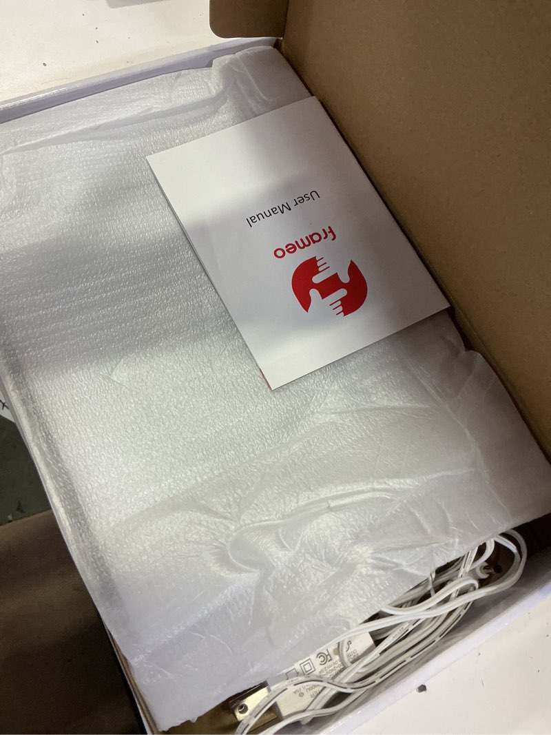 Condition photo showing New/Like New for frameo white 10.1 inch smart wifi digital photo frame,digital picture frame wi-fi with 32gb storage & sd slot, electronic picture frame ips touch screen with auto-rotate, gifts for mom, house warming frameo white 10.1" 32gb