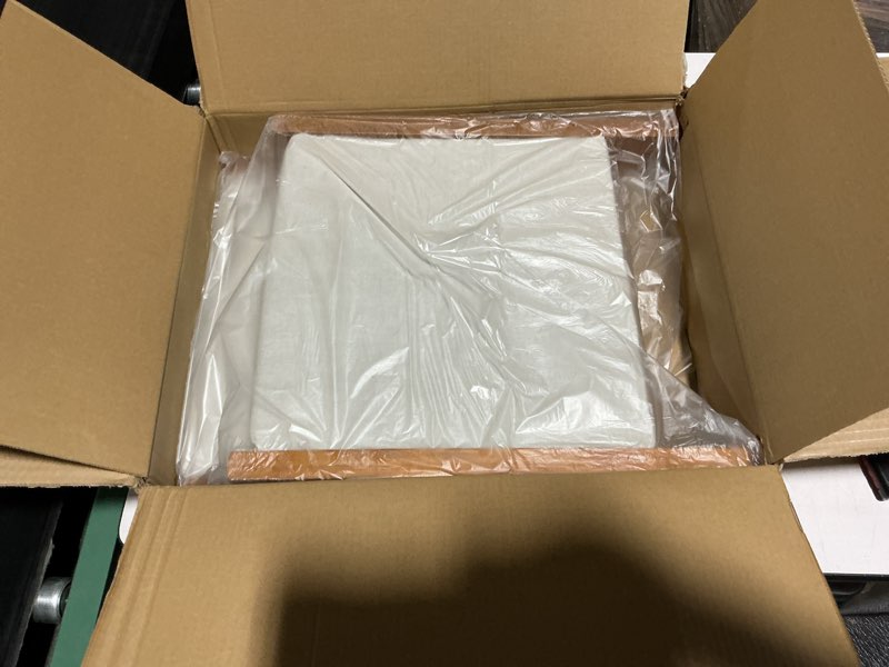 Condition photo showing Good Condition for hollyhome floor chair with back support, foldable japanese style floor chair, wood legless tatami chair with cushion, accent meditation floor seat for bay window, living room, bedroom, beige