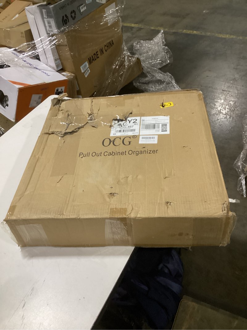 Condition photo showing Good Condition for OCG 2 Tier Pull Out Cabinet Organizer (22.5" W x 21.5" D), Pull Out Drawers for Kitchen Cabinets, Pu