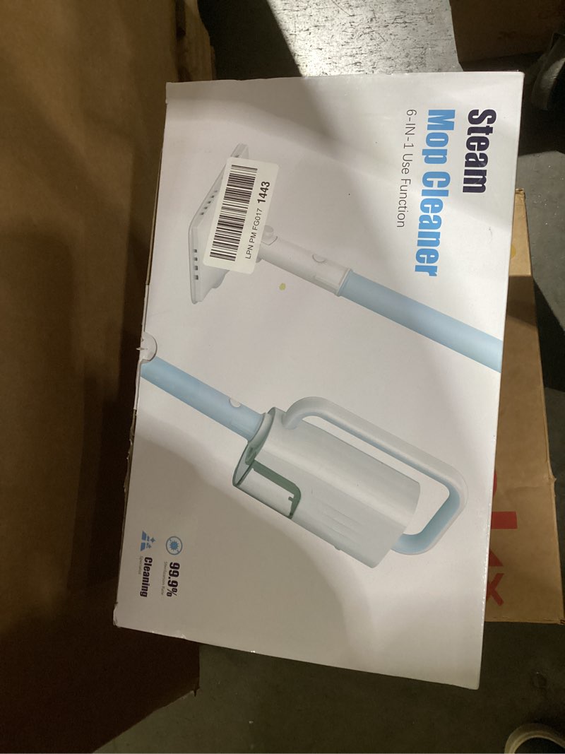 Steam Mop for Tile and Laminate Floor Cleaning - Ocean Wave Blue